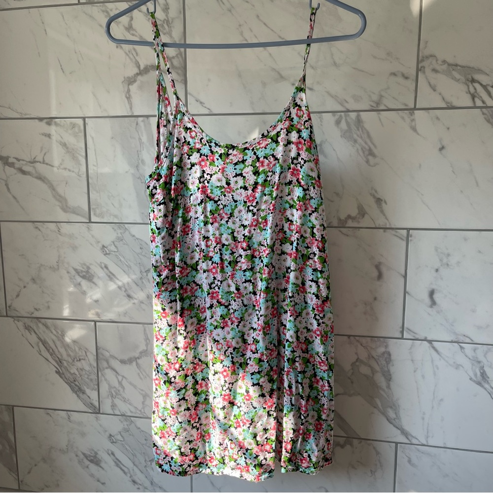 2000s Floral Slip